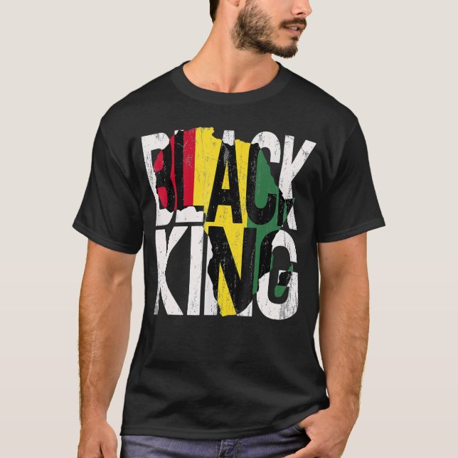 Black Kung Black History Month African American Pr T Shirt (Framsida)