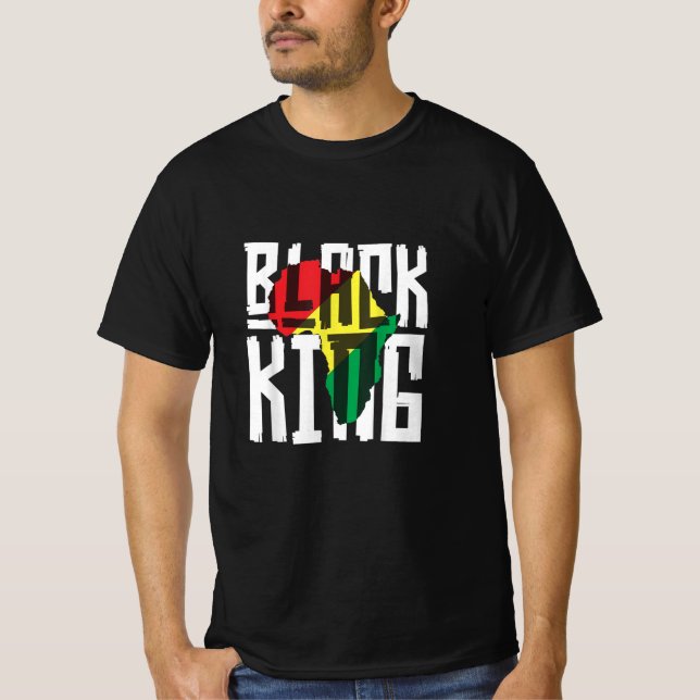 Black Kung Boys Manar History Month Afrika Tribal T Shirt (Framsida)