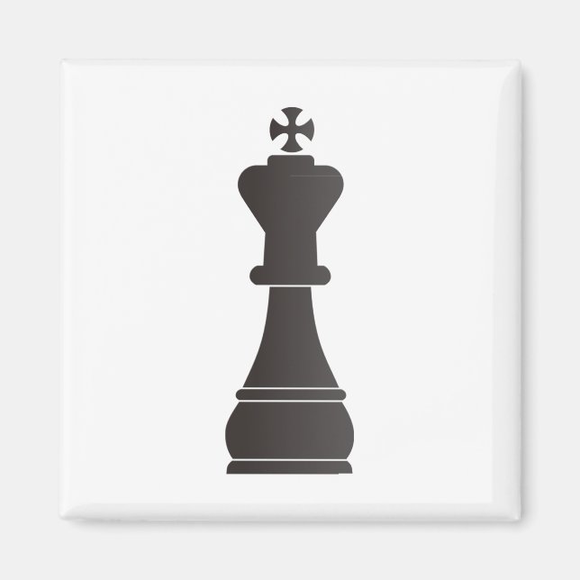 Black kung chess biet magnet (Framsidan)