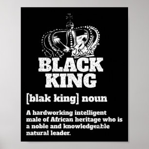 Black Kung Definition African American Pride Black Poster