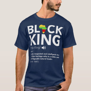 Black Kung Definition African Pride Melanin Educat T Shirt