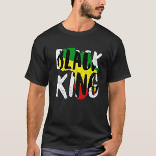 Black Kung for Boys Manar Historik Månad Afrika Tr T Shirt