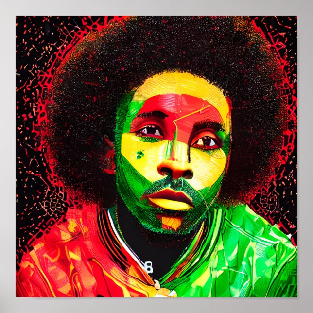 Black Kung Melanin Man Bruh Manar Son Prince Princ Poster (Framsidan)