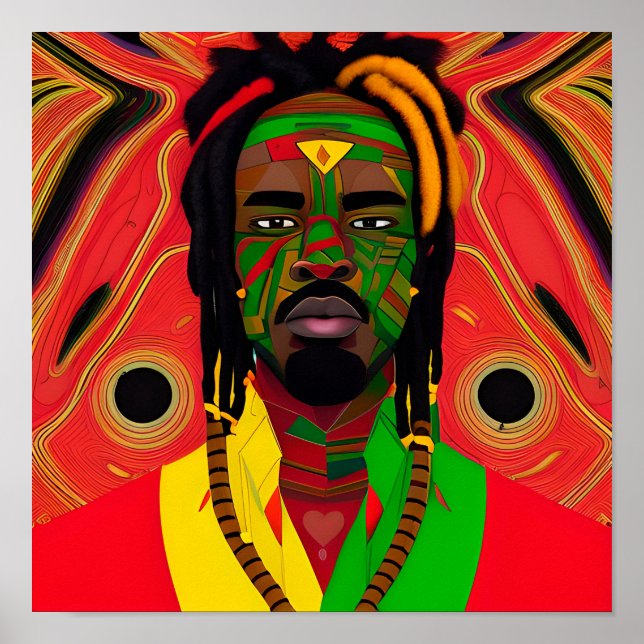 Black Kung Melanin Man Bruh Manar Son Prince Princ Poster (Framsidan)