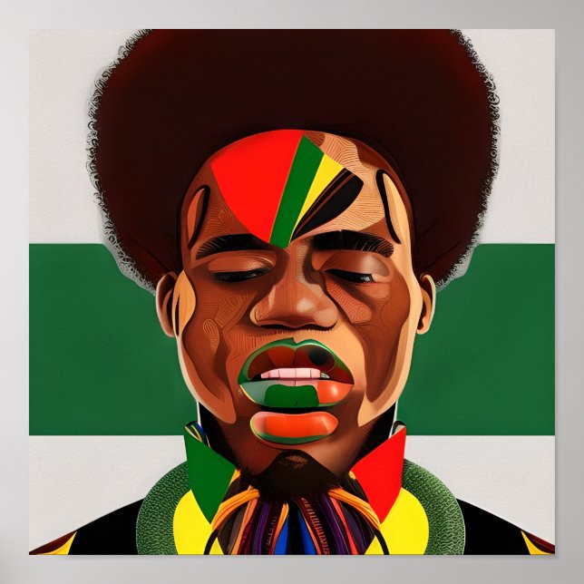 Black Kung Melanin Man Bruh Manar Son Prince Princ Poster (Framsidan)