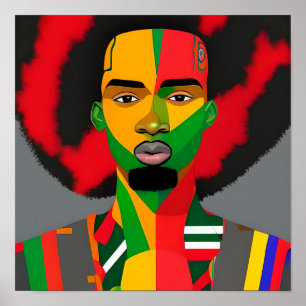 Black Kung Melanin Man Bruh Manar Son Prince Princ Poster