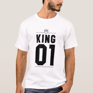 Black Kung och Queen 01 T Shirt