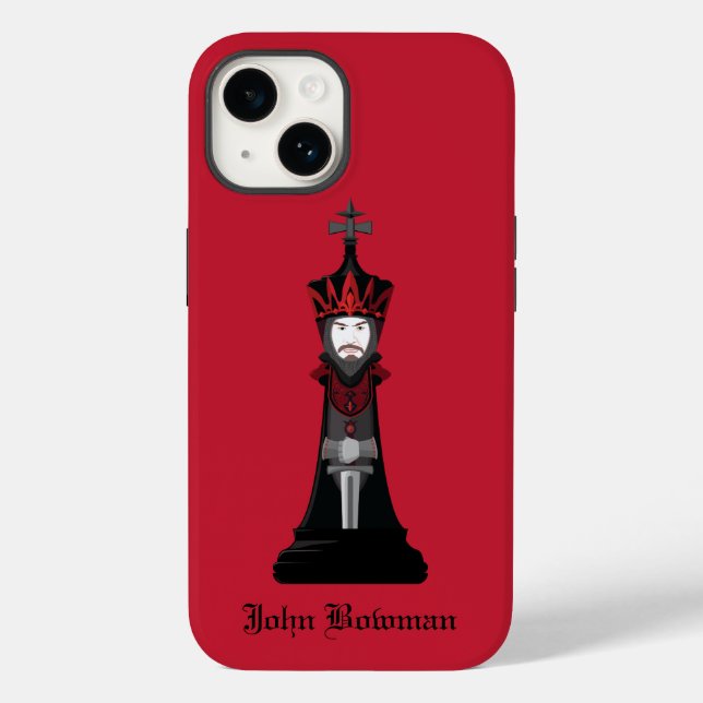 Black Kung / Personlig namn Fodral-Mate iPhone Ca (Baksida)