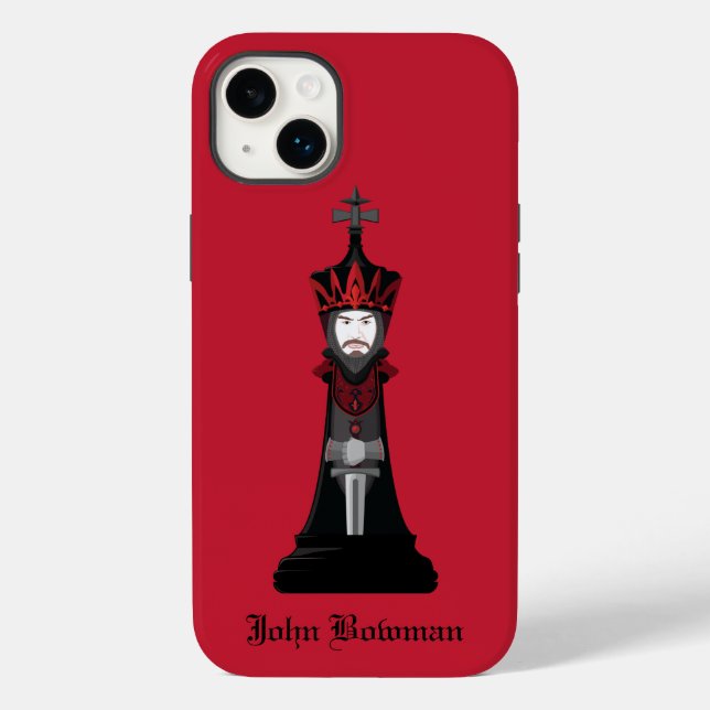 Black Kung / Personlig namn Fodral-Mate iPhone Ca (Baksida)