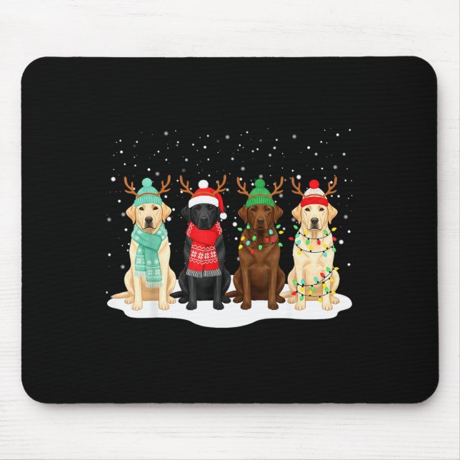 Black Lab Labrador Dog Christmas Crew Matching Fam Musmatta (Framsidan)