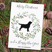 Black Labour Elegant Hund God jul