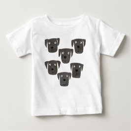 Black Labour Retriever Hundar T Shirt