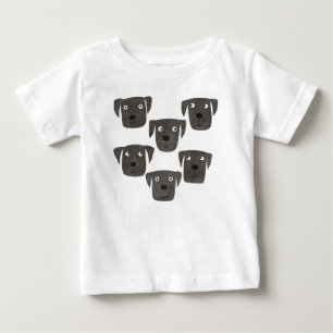 Black Labour Retriever Hundar T Shirt