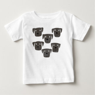 Black Labour Retriever Hundar T Shirt
