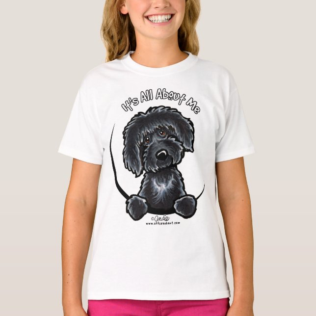 Black Labradodle IAAM T-shirt (Framsida)