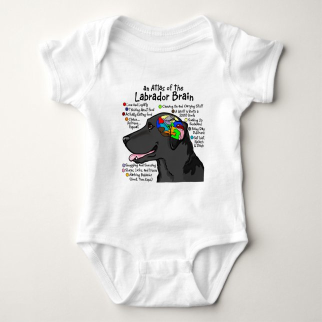 Black Labrador Brain Atlas Tröja (Framsida)
