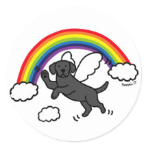Black Labrador Guardian Angel (Rainbow Bridge)