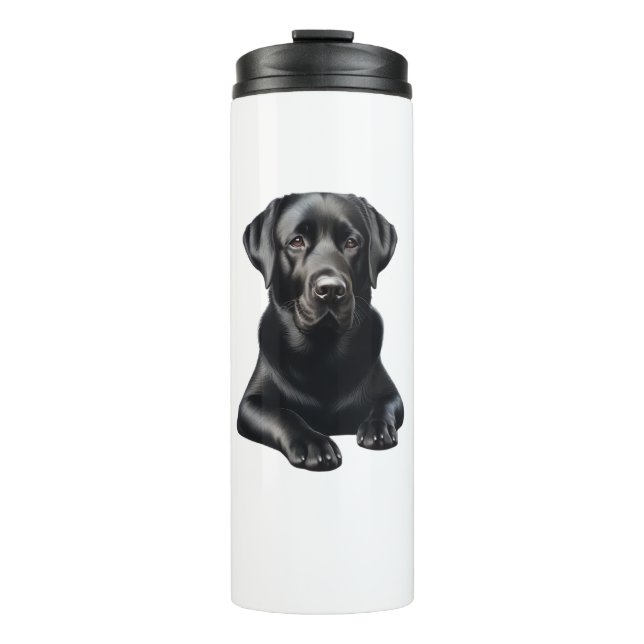 Black Labrador Hund (Framsida)