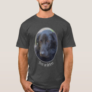 Black Labrador Hund Art Personlig T Shirt