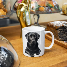Black Labrador Hund Kaffemugg