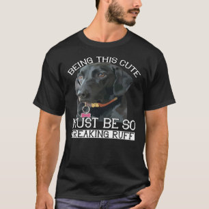 Black Labrador Hund Pet Owner är denna cute must T Shirt