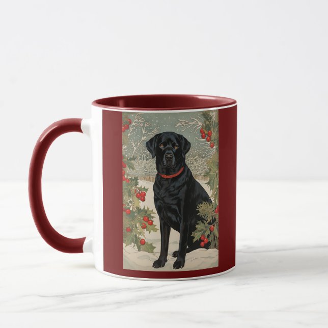 Black Labrador i Winter Mugg (Vänster)