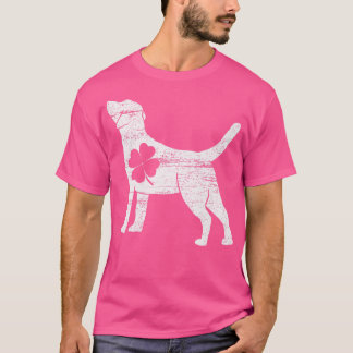 Black Labrador Irish Shamrock Saint Paddy's ST PAT T Shirt