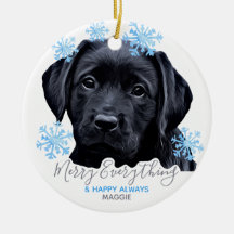 Black Labrador-jul - Cute Puppy Svart lab