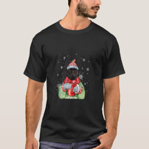 Black Labrador Jul Funny Hundar Älskare Julafton M T Shirt