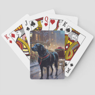 Black Labrador - julsäsong Casinokort