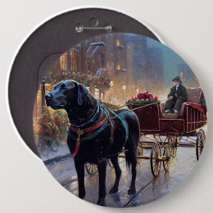Black Labrador - julsäsong Knapp