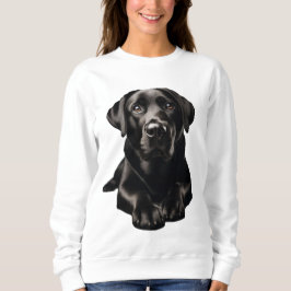 Black Labrador Kvinnors sötskjorta T Shirt