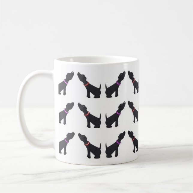 Black Labrador Mugg (Vänster)