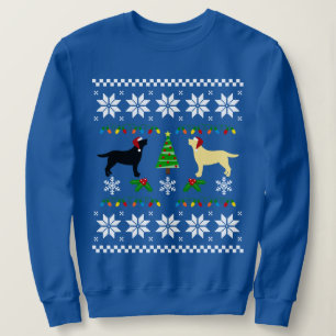 Black Labrador och Gult Labrador jultomten T Shirt