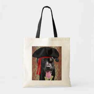 Black Labrador Pirat Hund Tygkasse