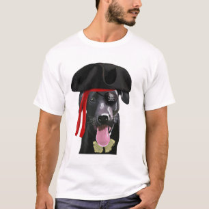 Black Labrador Pirat T-shirt