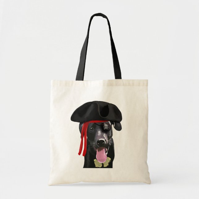 Black Labrador Pirat Tygkasse (Framsidan)