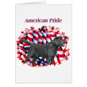 Black Labrador Pride Hälsningskort