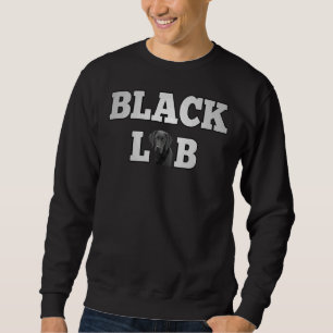 Black Labrador Retriever Älskare Lång Ärmad Tröja
