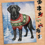 Black Labrador Retriever Cute jul-Hund Pussel<br><div class="desc">Tittar för en roligt och engagerande aktivitet att med din familj den här julhelgen? Titta bara på vår pussel med lekande Labrador Retrievers! Som hund älskare kan du glädja dig åt den mångfald av formgivningar vi erbjuder, inklusive söta och fega valpar, lovvärd gult, choklad och svarta labb, och till och...</div>