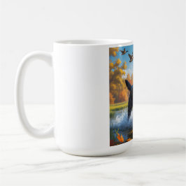Black Labrador Retriever Elegant Breed Coffee Mugg