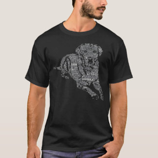 Black Labrador Retriever Gift Gult Chocolate T Shirt