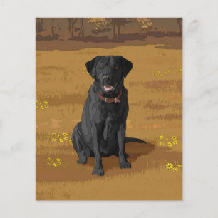 Black Labrador Retriever Hund älskare Gift
