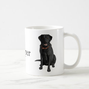 Black Labrador Retriever Hund älskare Gift Kaffemugg