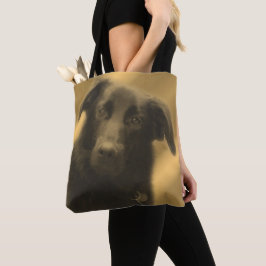 Black Labrador Retriever Hund Art Tygkasse