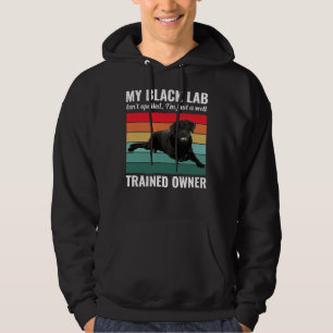 Black Labrador Retriever Hund Lab Owner Trainer Vi Hoodie