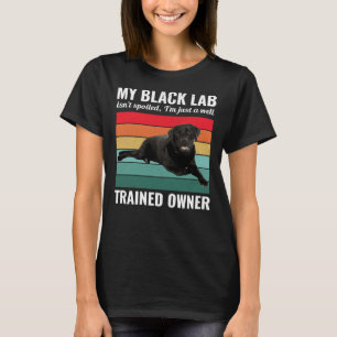 Black Labrador Retriever Hund Lab Owner Trainer Vi T Shirt