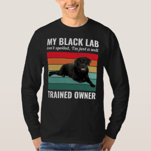 Black Labrador Retriever Hund Lab Owner Trainer Vi T Shirt