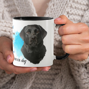 Black Labrador Retriever Hund Loyal Friend Mugg