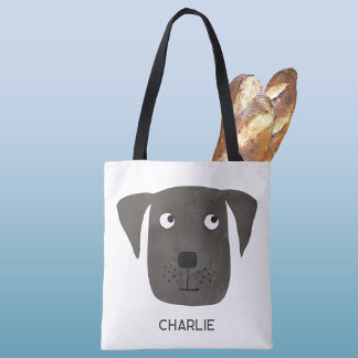 Black Labrador Retriever Hund Personlig Tygkasse